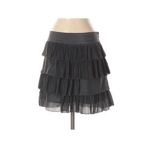 Gap Ruffled Gray/Grey Skirt